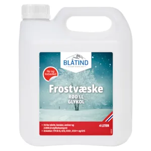 Frostvæske Rød konsentrat LL 4 L