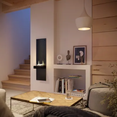 Vegghengt peis Rock 90 0,5 L, bilde 5