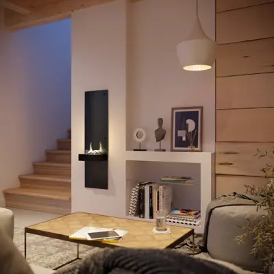 Vegghengt peis Rock 90 0,5 L, bilde 5