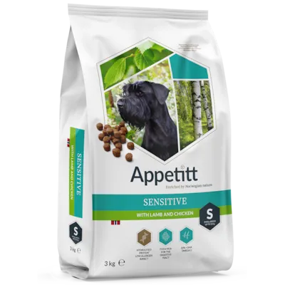 Hundefôr Sensitive Lamb & Chicken Small Breed 3 kg