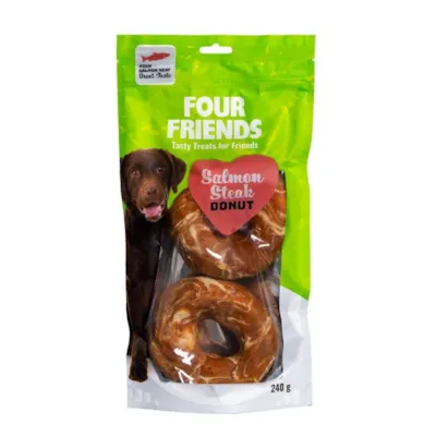 Tyggering laks og råhud 240 g