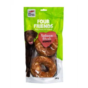 Tyggering laks og råhud 240 g