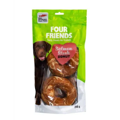 Tyggering laks og råhud 240 g