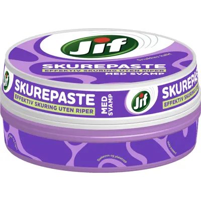 Skurepaste med svamp