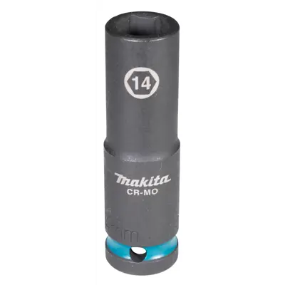 Kraftpipe lang Impact Black 14 mm 1/2"