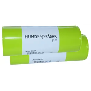 Hundeposer 2x50 stk grønn