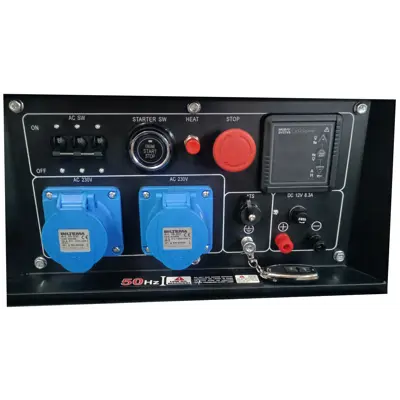 Aggregat 6000W 32A, Norsk 3-fas 230V, bilde 3