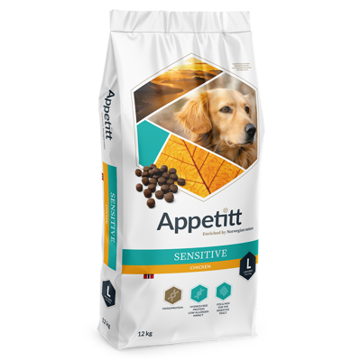 Hundefôr Sensitive Chicken Large Breed 12 kg