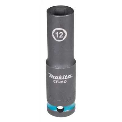 Kraftpipe lang Impact Black 12 mm 1/2"