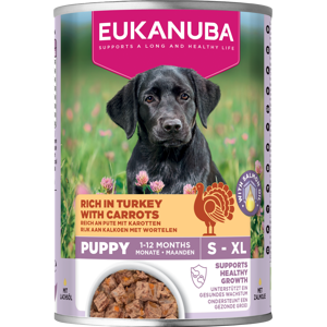 Våtfôr Puppy Kalkun med gulrøtter 400 g