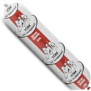 Hundepølse Active fullfôr laks frosset 6 kg