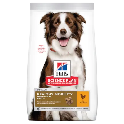 Hundefôr Healthy Mobility Medium Adult Kyllling 14 kg