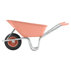 Trillebår lysrosa 80 L