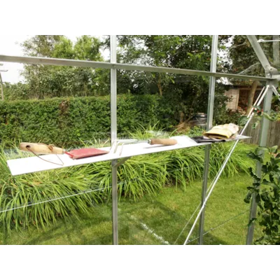 Aluminiumshylle for drivhus