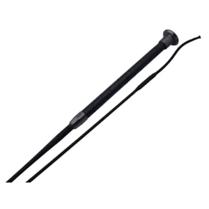 Pisk Dressur Leather Grip svart 110 cm