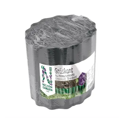 Gresskant plast 15 cm x 9 m