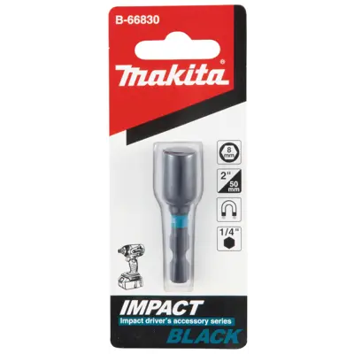 Magnetisk sekskanthylse 8x50 mm 1/4", bilde 2
