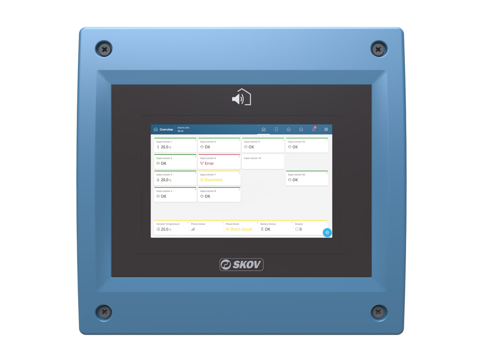 livestock house power and equipment failure alarm system