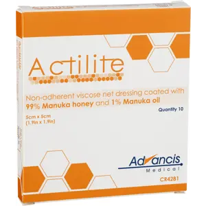 Actilite viskosnett 5x5 cm 10 pk