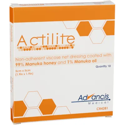 Actilite viskosnett 5x5 cm 10 pk