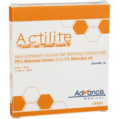 Actilite viskosnett 5x5 cm 10 pk