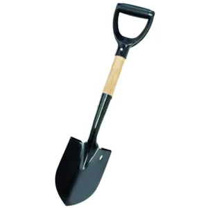 Spade med kort skaft