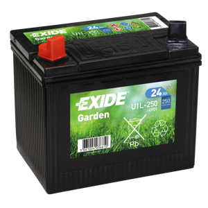Exide Garden venstre 12V 24Ah batteri
