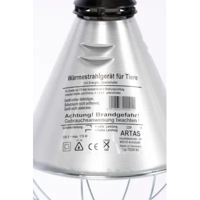 Husdyrarmatur med sparebryter 175W, bilde 2