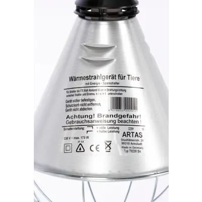 Husdyrarmatur med sparebryter 175W, bilde 2