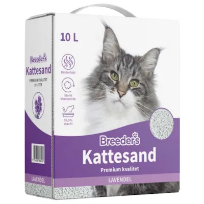 Kattesand Lavendel 10 L