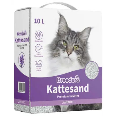 Kattesand Lavendel 10 L