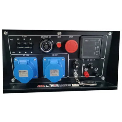 Aggregat 6000W 32A, Norsk 3-fas 230V, bilde 3