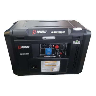 Aggregat 6000W 32A, Norsk 3-fas 230V