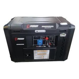 Aggregat 6000W 32A, Norsk 3-fas 230V