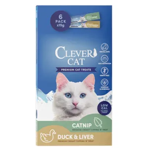 Kattesnacks Creamy Catnip and 6 x 15 g