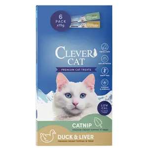 Kattesnacks Creamy Catnip and 6 x 15 g