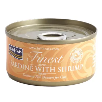 Våtfôr Finest sardine og reke 70 g