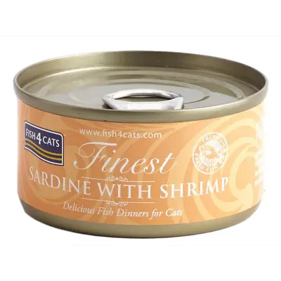 Våtfôr Finest sardine og reke 70 g