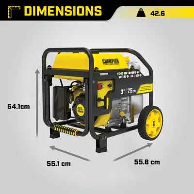 Vannpumpe 7,5 cm Clean/Dirty, bilde 2