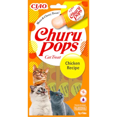 Kattesnacks Pops kylling 4x15 g