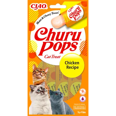 Kattesnacks Pops kylling 4x15 g