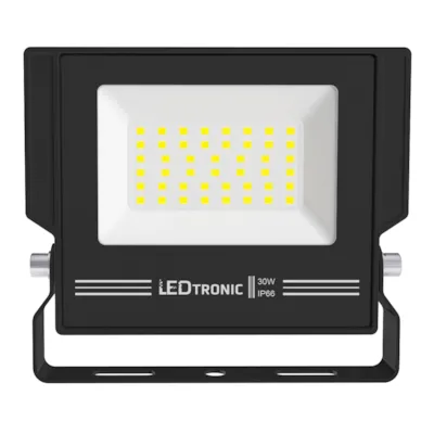 Lyskaster med varmhvitt Lys 30W