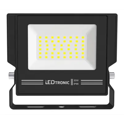 Lyskaster med varmhvitt Lys 30W