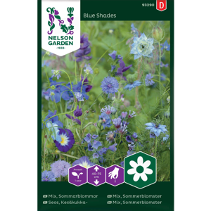 Frø sommerblomster mix Blue Shades