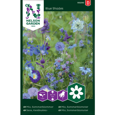 Frø sommerblomster mix Blue Shades