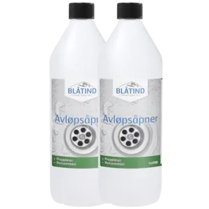 Avløpsåpner 2 stk à 1 L