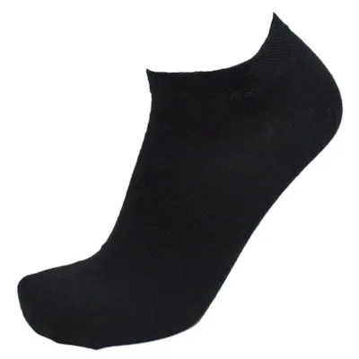 Ankelsokker ull 2 pk svart