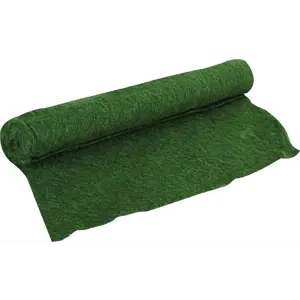 Jutefleece grønn 50x150 cm