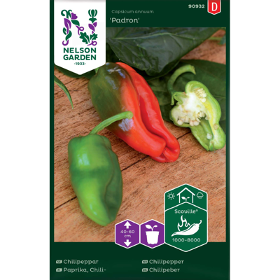 Frø chilipepper Padron