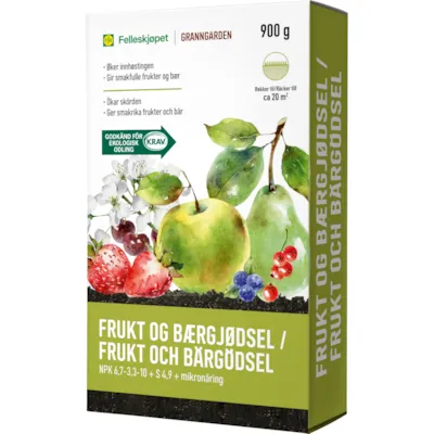 Frukt og bærgjødsel 0,9 kg